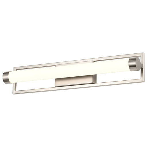 Vanity Nuvo 62-1542 Canal Medium Vanity - LED - Brushed Nickel Finish - White Acrylic Lens Nuvo