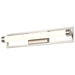 Vanity Nuvo 62-1542 Canal Medium Vanity - LED - Brushed Nickel Finish - White Acrylic Lens Nuvo