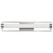 Vanity Nuvo 62-1542 Canal Medium Vanity - LED - Brushed Nickel Finish - White Acrylic Lens Nuvo
