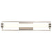 Vanity Nuvo 62-1542 Canal Medium Vanity - LED - Brushed Nickel Finish - White Acrylic Lens Nuvo
