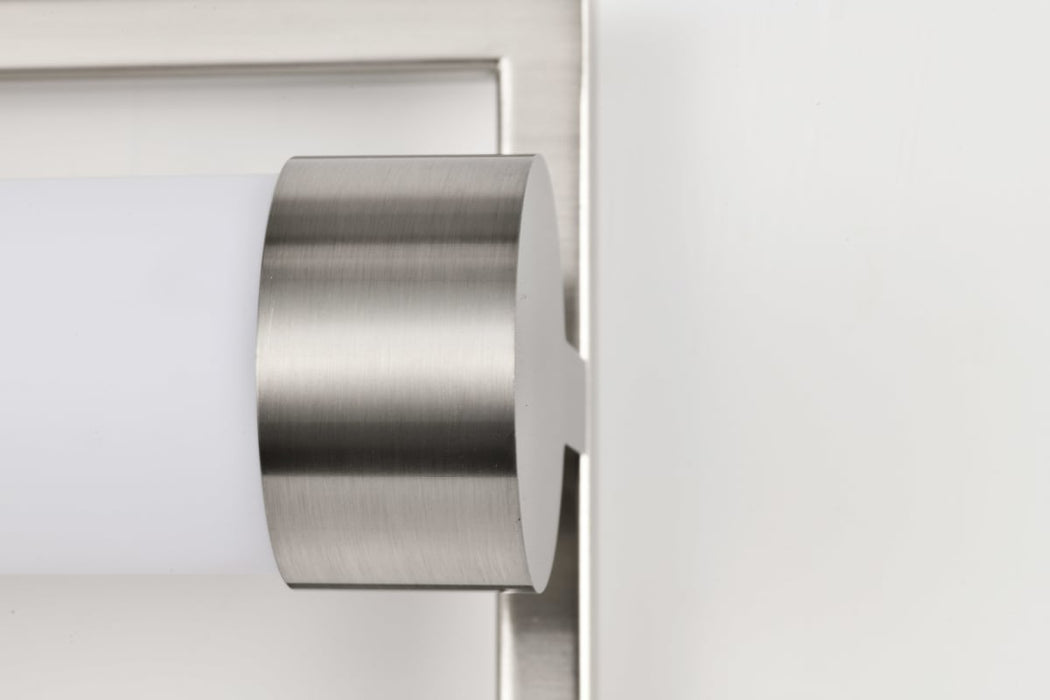 Vanity Nuvo 62-1542 Canal Medium Vanity - LED - Brushed Nickel Finish - White Acrylic Lens Nuvo