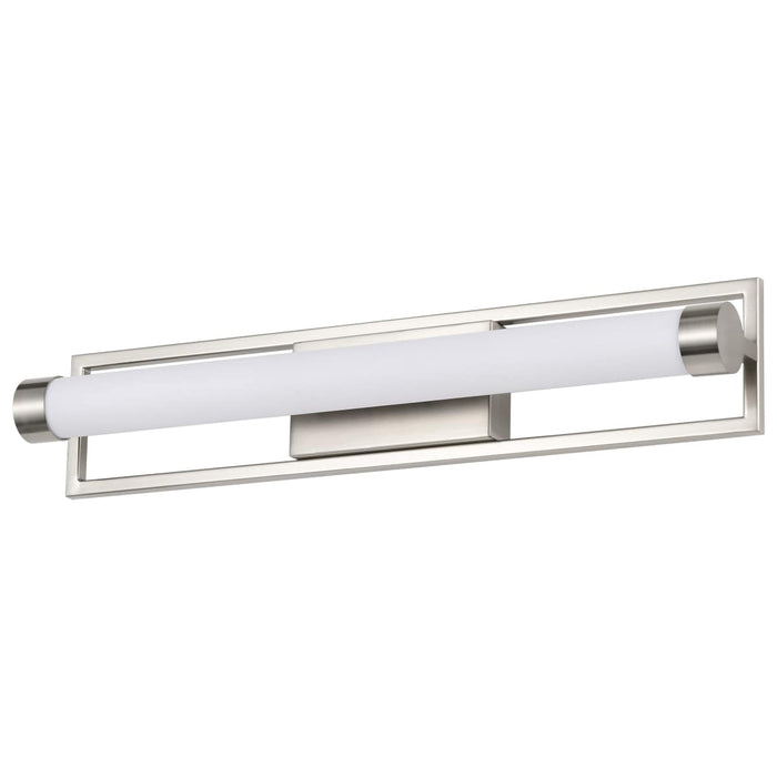 Vanity Nuvo 62-1542 Canal Medium Vanity - LED - Brushed Nickel Finish - White Acrylic Lens Nuvo