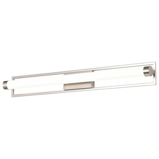 Vanity Nuvo 62-1543 Canal Large Vanity - LED - Brushed Nickel Finish - White Acrylic Lens Nuvo