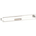 Vanity Nuvo 62-1543 Canal Large Vanity - LED - Brushed Nickel Finish - White Acrylic Lens Nuvo