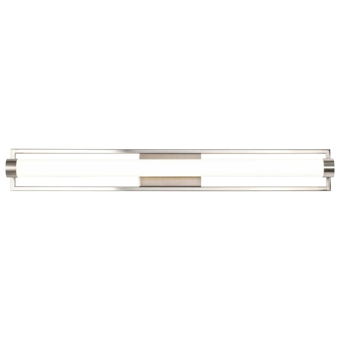 Vanity Nuvo 62-1543 Canal Large Vanity - LED - Brushed Nickel Finish - White Acrylic Lens Nuvo