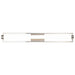 Vanity Nuvo 62-1543 Canal Large Vanity - LED - Brushed Nickel Finish - White Acrylic Lens Nuvo
