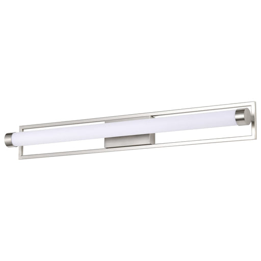 Vanity Nuvo 62-1543 Canal Large Vanity - LED - Brushed Nickel Finish - White Acrylic Lens Nuvo