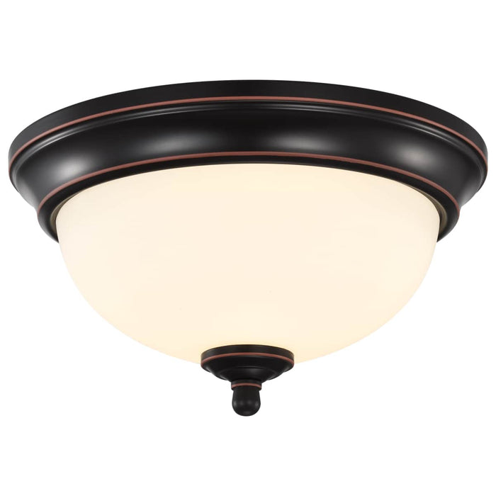 Flush Mount Nuvo 62-1557 Center Lock 11 Inch LED Flush Mount - 19 Watt - 3000K - Mahogany Bronze Finish - Frosted Glass Nuvo