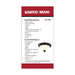 Flush Mount Nuvo 62-1557 Center Lock 11 Inch LED Flush Mount - 19 Watt - 3000K - Mahogany Bronze Finish - Frosted Glass Nuvo