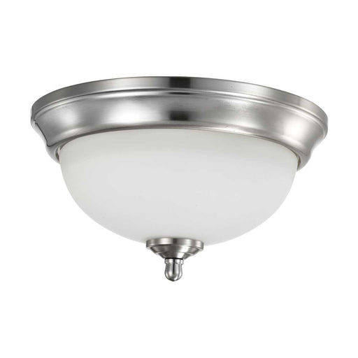 Flush Mount Nuvo 62-1562 19 Watt - 11 inch - LED Flush Mount Fixture - 3000K - Dimmable - Brushed Nickel - Frosted Glass Nuvo