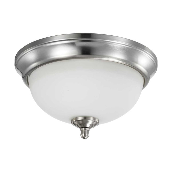 Flush Mount Nuvo 62-1562 19 Watt - 11 inch - LED Flush Mount Fixture - 3000K - Dimmable - Brushed Nickel - Frosted Glass Nuvo