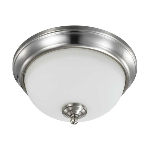 Flush Mount Nuvo 62-1562 19 Watt - 11 inch - LED Flush Mount Fixture - 3000K - Dimmable - Brushed Nickel - Frosted Glass Nuvo