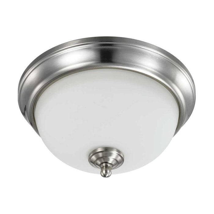 Flush Mount Nuvo 62-1562 19 Watt - 11 inch - LED Flush Mount Fixture - 3000K - Dimmable - Brushed Nickel - Frosted Glass Nuvo