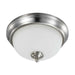 Flush Mount Nuvo 62-1562 19 Watt - 11 inch - LED Flush Mount Fixture - 3000K - Dimmable - Brushed Nickel - Frosted Glass Nuvo