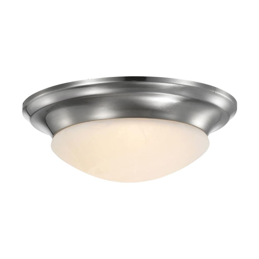 Flush Mount Nuvo 62-1563 19 Watt - 11 inch - LED Twist & Lock Flush Mount Fixture - Dimmable - Brushed Nickel - Frosted Glass Nuvo