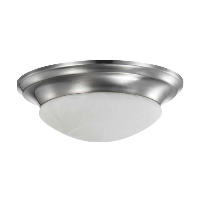 Flush Mount Nuvo 62-1563 19 Watt - 11 inch - LED Twist & Lock Flush Mount Fixture - Dimmable - Brushed Nickel - Frosted Glass Nuvo