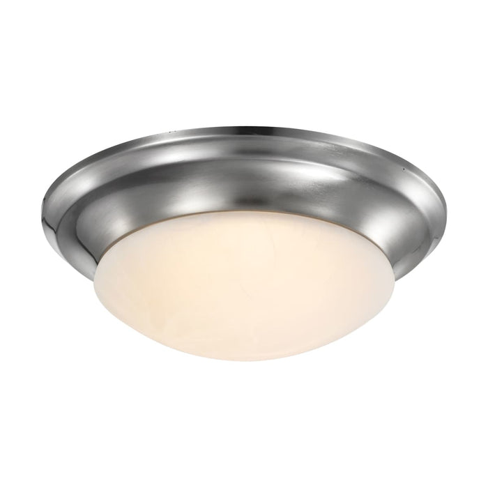 Flush Mount Nuvo 62-1563 19 Watt - 11 inch - LED Twist & Lock Flush Mount Fixture - Dimmable - Brushed Nickel - Frosted Glass Nuvo