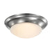 Flush Mount Nuvo 62-1563 19 Watt - 11 inch - LED Twist & Lock Flush Mount Fixture - Dimmable - Brushed Nickel - Frosted Glass Nuvo