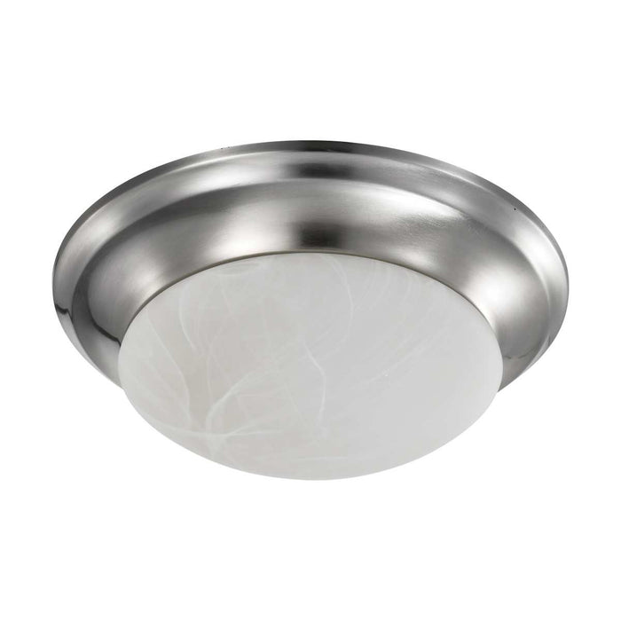 Flush Mount Nuvo 62-1563 19 Watt - 11 inch - LED Twist & Lock Flush Mount Fixture - Dimmable - Brushed Nickel - Frosted Glass Nuvo