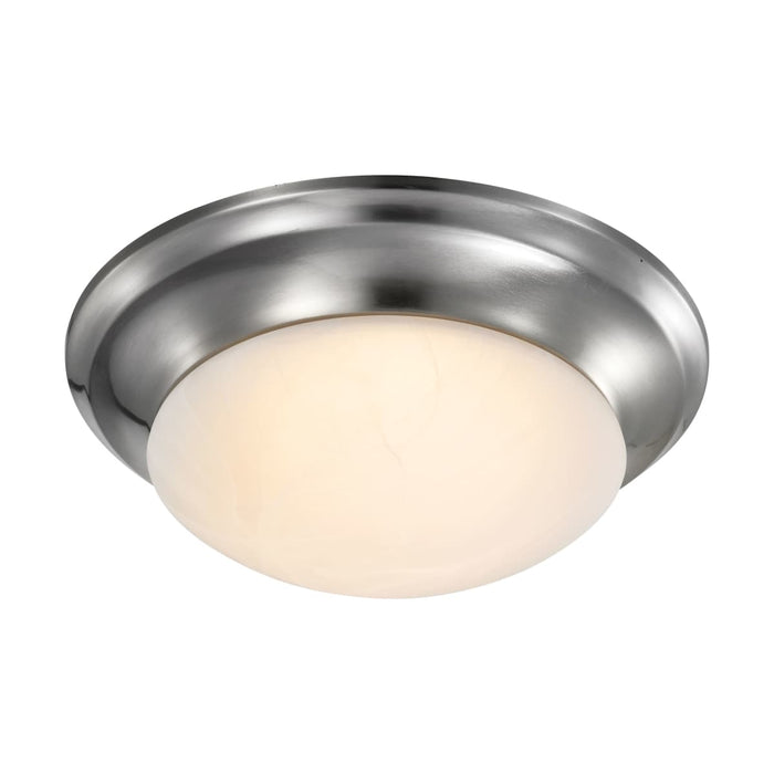 Flush Mount Nuvo 62-1563 19 Watt - 11 inch - LED Twist & Lock Flush Mount Fixture - Dimmable - Brushed Nickel - Frosted Glass Nuvo