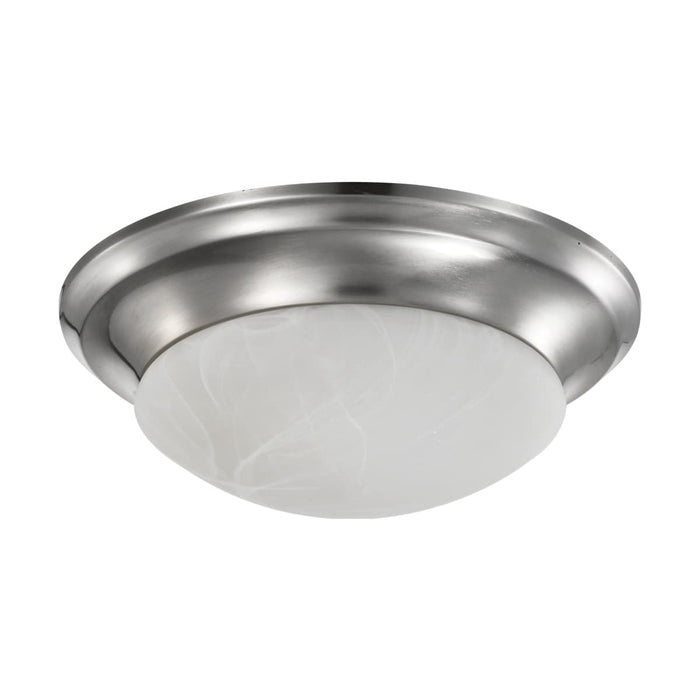 Flush Mount Nuvo 62-1563 19 Watt - 11 inch - LED Twist & Lock Flush Mount Fixture - Dimmable - Brushed Nickel - Frosted Glass Nuvo