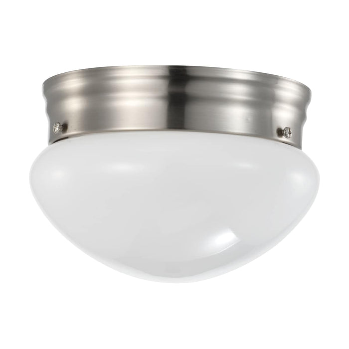 Flush Mount Nuvo 62-1564 12 Watt - 7 inch - LED Flush Mount Fixture - 3000K - Dimmable - Brushed Nickel - Frosted Glass Nuvo