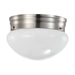 Flush Mount Nuvo 62-1564 12 Watt - 7 inch - LED Flush Mount Fixture - 3000K - Dimmable - Brushed Nickel - Frosted Glass Nuvo