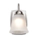Vanity Nuvo 62-1567 8 Watt - LED 1 Light Vanity Fixture - 3000K - Brushed Nickel with Alabaster Glass Nuvo