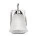Vanity Nuvo 62-1567 8 Watt - LED 1 Light Vanity Fixture - 3000K - Brushed Nickel with Alabaster Glass Nuvo