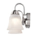 Vanity Nuvo 62-1568 15 Watt - LED 2 Light Vanity Fixture - 3000K - Brushed Nickel with Alabaster Glass Nuvo