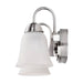Vanity Nuvo 62-1568 15 Watt - LED 2 Light Vanity Fixture - 3000K - Brushed Nickel with Alabaster Glass Nuvo