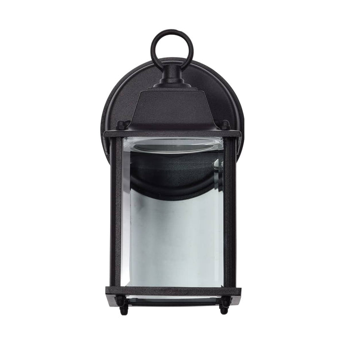 Wall Lantern Nuvo 62-1571 8 Watt - 3000K - LED Cube Lantern - Black Finish - Clear Beveled Glass Nuvo