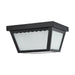 Flush Mount Nuvo 62-1572 12 Watt - 9 inch - LED Carport Flush Mount Fixture - 3000K - Dimmable - Black Finish with Frosted Glass Nuvo
