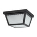 Flush Mount Nuvo 62-1572 12 Watt - 9 inch - LED Carport Flush Mount Fixture - 3000K - Dimmable - Black Finish with Frosted Glass Nuvo