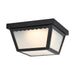 Flush Mount Nuvo 62-1572 12 Watt - 9 inch - LED Carport Flush Mount Fixture - 3000K - Dimmable - Black Finish with Frosted Glass Nuvo