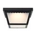 Flush Mount Nuvo 62-1572 12 Watt - 9 inch - LED Carport Flush Mount Fixture - 3000K - Dimmable - Black Finish with Frosted Glass Nuvo