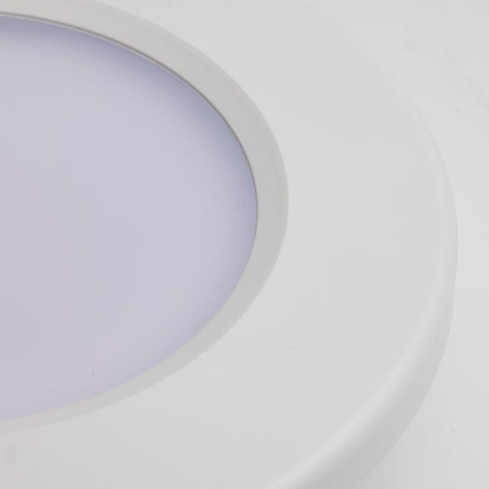 Surface Mount Nuvo 62-1580 4 inch - LED Surface Mount Fixture - 3000K - 6 Unit Contractor Pack - White - White Finish Nuvo