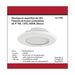 Surface Mount Nuvo 62-1580 4 inch - LED Surface Mount Fixture - 3000K - 6 Unit Contractor Pack - White - White Finish Nuvo