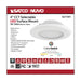Surface Mount Nuvo 62-1581 4 inch - LED Surface Mount Fixture - CCT Selectable 3K/4K/5K - White - White Finish Nuvo