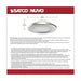 Surface Mount Nuvo 62-1582 4 inch - LED Surface Mount Fixture - CCT Selectable 3K/4K/5K - Brushed Nickel Nuvo