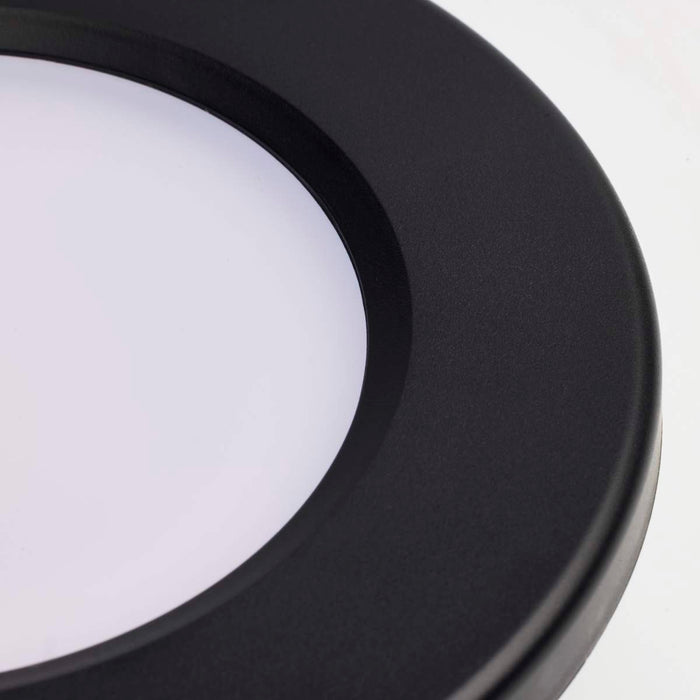 Surface Mount Nuvo 62-1584 4 inch - LED Surface Mount Fixture - CCT Selectable 3K/4K/5K - Black Nuvo