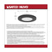 Surface Mount Nuvo 62-1584 4 inch - LED Surface Mount Fixture - CCT Selectable 3K/4K/5K - Black Nuvo