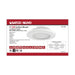 Surface Mount Nuvo 62-1590 4 inch - LED Surface Mount Fixture - 5000K - 6 Unit Contractor Pack - White - White Finish Nuvo