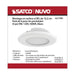 Surface Mount Nuvo 62-1590 4 inch - LED Surface Mount Fixture - 5000K - 6 Unit Contractor Pack - White - White Finish Nuvo