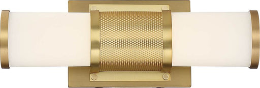 Vanity Nuvo 62-1601 Caper - LED Vanity - Brushed Brass with Frosted Lens Nuvo