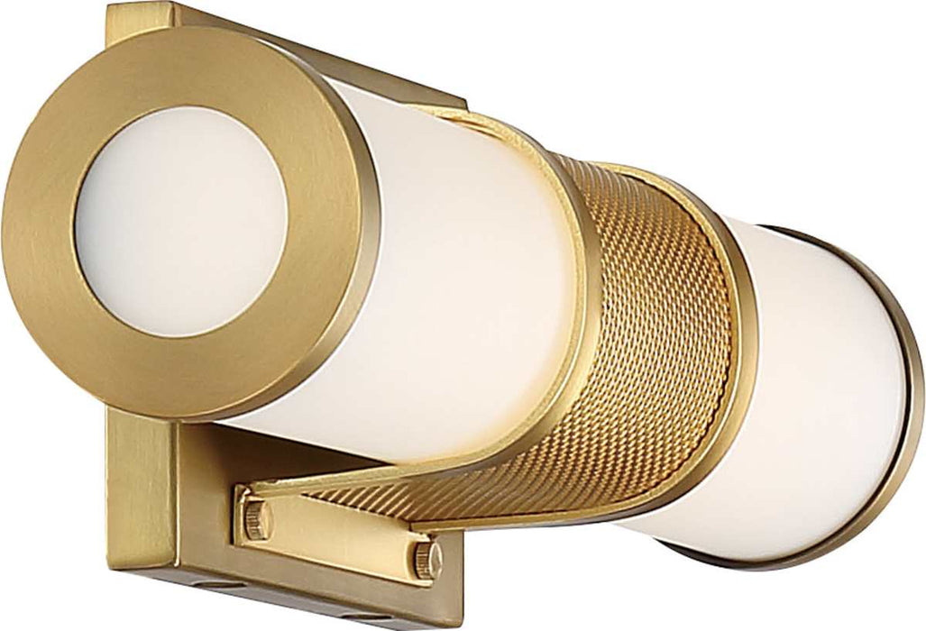 Vanity Nuvo 62-1601 Caper - LED Vanity - Brushed Brass with Frosted Lens Nuvo