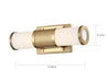 Vanity Nuvo 62-1601 Caper - LED Vanity - Brushed Brass with Frosted Lens Nuvo