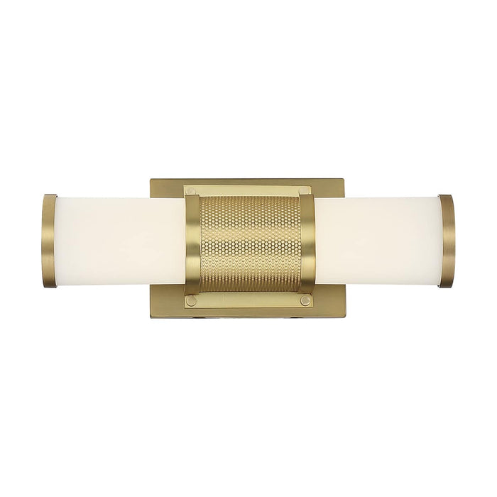 Vanity Nuvo 62-1601 Caper - LED Vanity - Brushed Brass with Frosted Lens Nuvo