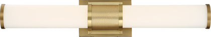 Vanity Nuvo 62-1602 Caper - LED Vanity - Brushed Brass with Frosted Lens Nuvo