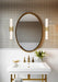 Vanity Nuvo 62-1602 Caper - LED Vanity - Brushed Brass with Frosted Lens Nuvo